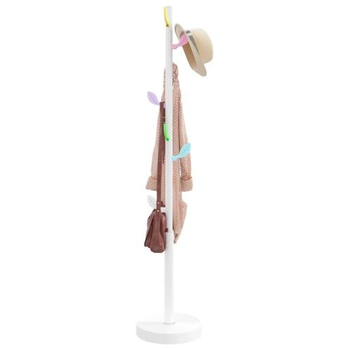 vidaXL Kapstok 172 cm gepoedercoat ijzer wit, Huis en Inrichting, Woonaccessoires | Kapstokken, Nieuw, Verzenden
