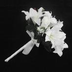 Bruidsboeket IvoorWitte Lelie, Ophalen of Verzenden, Nieuw