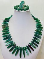 Agata Verde uit Brazilië natuurljk en lapis lazuli (1305, Nieuw