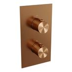 Inbouw Douchethermostaat Brauer Copper Edition Compleet, Ophalen of Verzenden, Nieuw, Chroom, Kraan