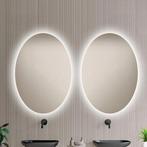 Loxa - Badkamerspiegel Rondo Led 100x70cm, Huis en Inrichting, Woonaccessoires | Spiegels, Verzenden, Nieuw, Rond