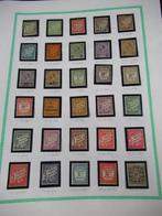 Monaco - Belastingen, volledige collectie zonder geribbelde, Gestempeld