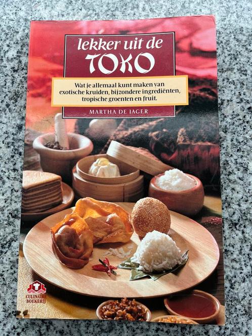 Lekker uit de toko  (Martha de Jager), Boeken, Kookboeken, Azië en Oosters, Vegetarisch, Gelezen, Voorgerechten en Soepen, Hoofdgerechten