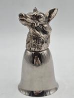 Mauro Manetti - Beker - Verzilverd - Jachtbeker met wolf, Antiek en Kunst