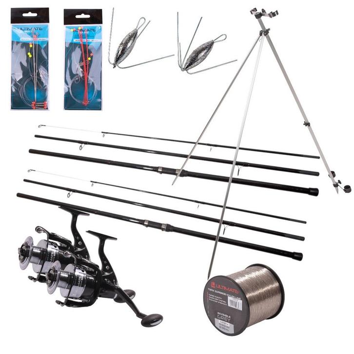 Ultimate Beachforce Strandhengel Set 4.20m, Watersport en Boten, Hengelsport | Algemeen, Nieuw, Verzenden