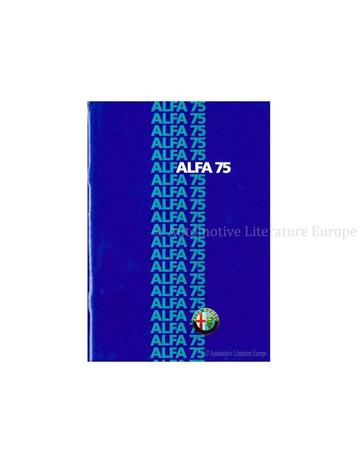 1985 ALFA ROMEO 75 BROCHURE DUITS beschikbaar voor biedingen