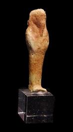 Oude Egypte, late periode Oushebti met turquoise glazuur -