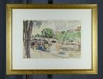André-Léon Vivrel (1886-1976) - Paris, les pécheurs sur les, Antiek en Kunst