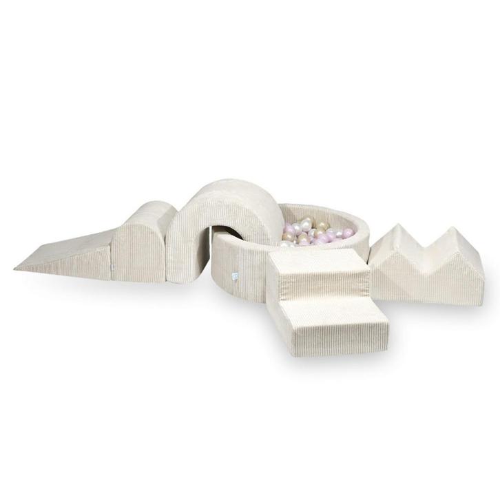 XL speelset met ballenbak en 5 zachte foamblokken van cor..., Kinderen en Baby's, Speelgoed | Educatief en Creatief, Nieuw, Ophalen of Verzenden