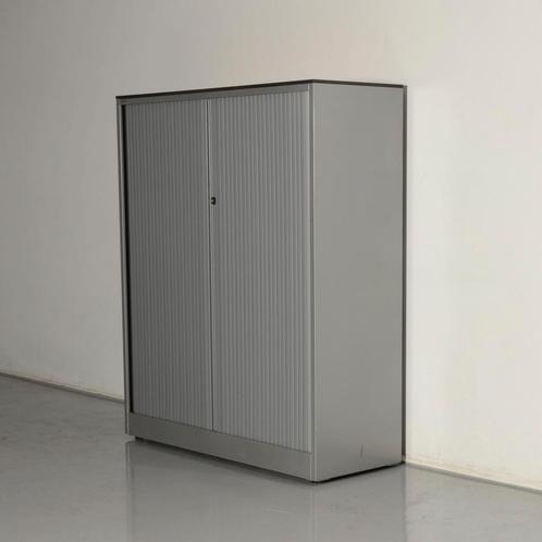Ahrend roldeurkast, aluminium, ahorn topblad, 144x 120 cm,, Huis en Inrichting, Kasten | Roldeurkasten en Archiefkasten, Ophalen of Verzenden