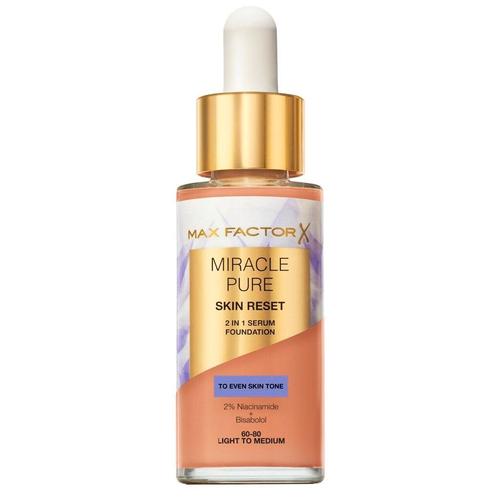 Max Factor Miracle Pure Skin Reset 60-80 Light to Medium, Sieraden, Tassen en Uiterlijk, Uiterlijk | Cosmetica en Make-up, Make-up