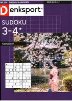 Denksport Sudoku Kampioen - 291 2024, Boeken, Nieuw, Sport en Vrije tijd, Verzenden