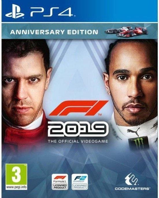 F1 2019 - Anniversary Edition, Spelcomputers en Games, Games | Sony PlayStation 4, Zo goed als nieuw, Vanaf 3 jaar, Ophalen of Verzenden