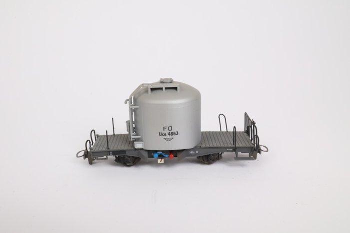 Bemo H0 - Modeltrein goederenwagon (3) - Cementwagens, Hobby en Vrije tijd, Modeltreinen | H0
