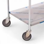 Gebruikte RVS wagens 4 zwenkwielen, Ophalen of Verzenden, Gebruikt