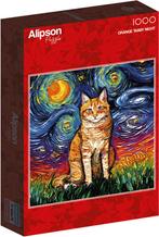 Orange Tabby Night Puzzel (1000 stukjes) | Alipson Puzzle -, Verzenden, Nieuw