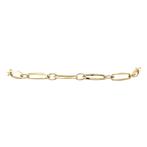 Gouden vintage closed forever armband 14 krt, Ophalen of Verzenden, Nieuw