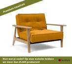 Innovation Splitback stoel 115x90 cm met armleuning - Geel, Huis en Inrichting, Fauteuils, Ophalen of Verzenden, Nieuw, Overige materialen