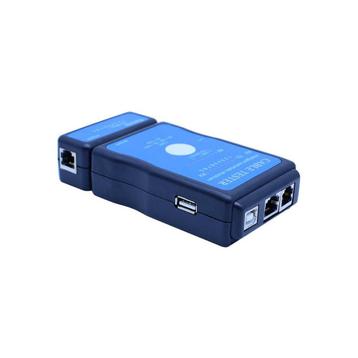 Kabeltester LAN USB RJ45 RJ11 / RJ12 Netwerk ethernet CAT...