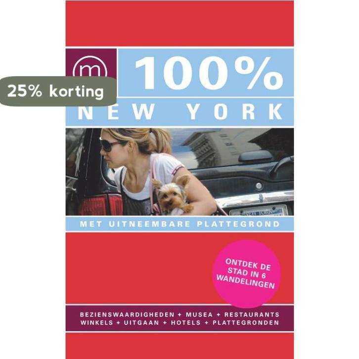 100% New York / 100% stedengidsen 9789057674778, Boeken, Reisgidsen, Gelezen, Verzenden