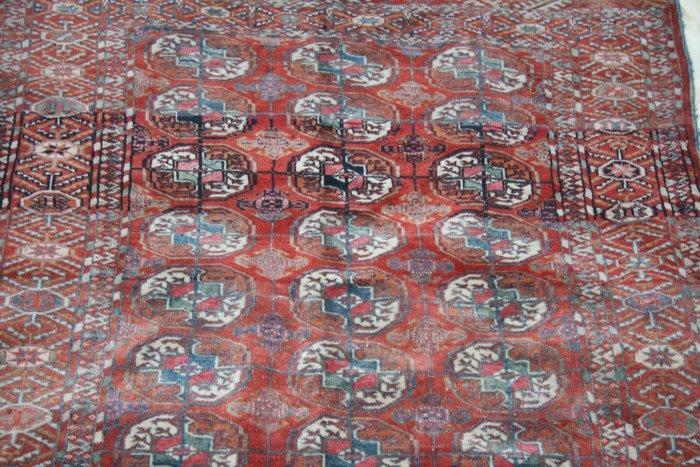 Village antique Tekke Turkmen met de hand geweven wollen, Huis en Inrichting, Stoffering | Tapijten en Kleden