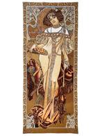 De herfst - Alphonse Mucha - 148 x 74 cm - Exclusief Gobelin