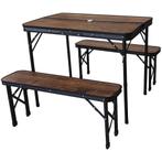 Draagbare Picknicktafel Set - Complete 4-Persoons Eetset..., Caravans en Kamperen, Nieuw