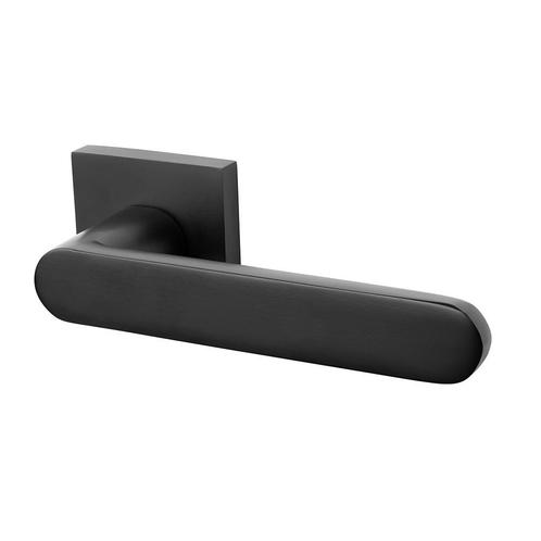 Deurklink Linee mat zwart, Doe-het-zelf en Verbouw, Hang- en Sluitwerk, Klink of Kruk, Nieuw, Overige materialen, Ophalen of Verzenden