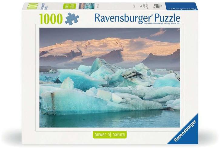 Jökulsarlon Iceland Puzzel (1000 stukjes) | Ravensburger -, Hobby en Vrije tijd, Denksport en Puzzels, Nieuw, Verzenden