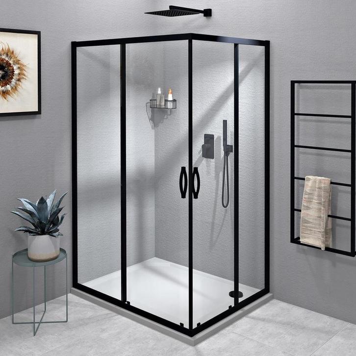 Douchecabine Gelco Sigma Simply Black Rechthoek 100x90x190, Doe-het-zelf en Verbouw, Sanitair, Douche, Nieuw, Ophalen of Verzenden
