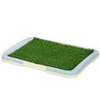 TRUUSK Puppytoilet Hondentoilet Kunstgras 63x48,5cm - Blauw