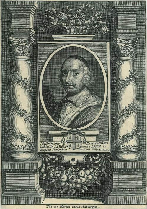 Portrait of Carolus van den Bosch, Antiek en Kunst, Kunst | Etsen en Gravures