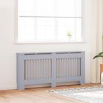 vidaXL Radiatorafdekking 2 pcs Grijs 172 x 19 x 81.5 cm, Doe-het-zelf en Verbouw, Verwarming en Radiatoren, Verzenden, Nieuw