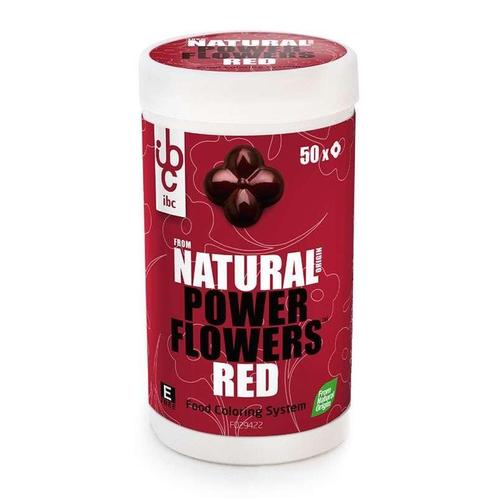 Power Flowers Natural Origin Rood 50gr, Hobby en Vrije tijd, Taarten en Cupcakes maken, Nieuw, Verzenden
