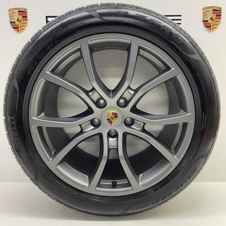 Porsche Cayenne E3 21”Exclusive Design VESUVIUS met banden, Auto-onderdelen, Banden en Velgen, 21 inch, 315 mm, Personenwagen