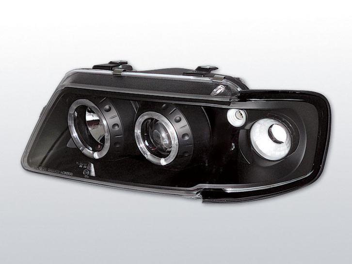 Koplampen Angel Eyes | Audi A3 8L 1996-2000 | CCFL | zwart, Auto-onderdelen, Verlichting, Nieuw, Audi, Verzenden