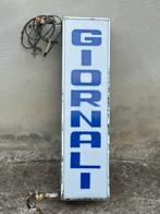 vintage krantenbord - Lichtbord - Metaal, Plastic