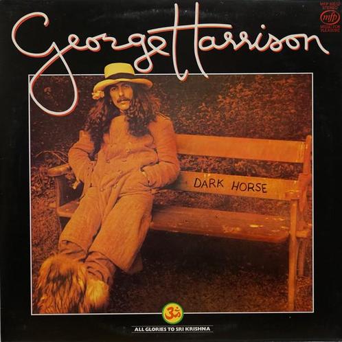 LP gebruikt - George Harrison - Dark Horse, Cd's en Dvd's, Vinyl | Rock, Zo goed als nieuw, Verzenden
