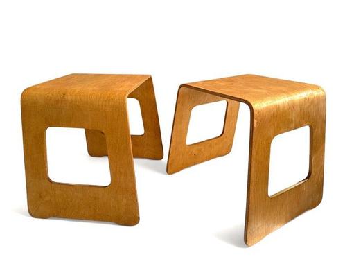 IKEA - Lisa Norinder - Kruk (2) - Benjamin - Hout, Antiek en Kunst, Antiek | Meubels | Stoelen en Banken