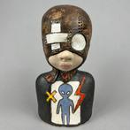 Iwo Rynkiewicz (XX-XXI) - sculptuur, The Alien - hand made -, Antiek en Kunst