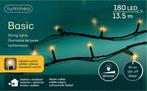 Basic rice lights 180led 13.5m classic warm | Lumineo 494335, Diversen, Kerst, Ophalen of Verzenden, Zo goed als nieuw