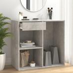 vidaXL Cosmeticakast 80x40x75 cm bewerkt hout grijs, Huis en Inrichting, Kasten | Overige, Verzenden, Nieuw