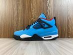 Jordan 4 Retro | Travis Scott Cactus Jack, Kleding | Heren, Schoenen, Nieuw, Blauw, Ophalen of Verzenden, Sneakers of Gympen