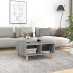 vidaXL Salontafel 60x60x30 cm bewerkt hout grijs sonoma, Huis en Inrichting, Tafels | Salontafels, 50 tot 100 cm, Verzenden, Nieuw