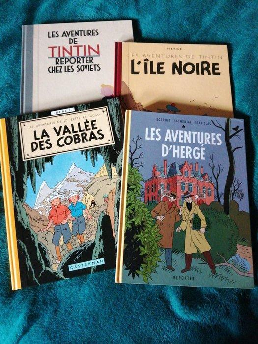 Tintin - 4 Album - Diverse edities - 1943/2007, Boeken, Stripboeken