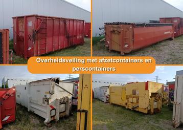 NU LIVE op Onlineveilingmeester.nl:  afzetcontainers! beschikbaar voor biedingen