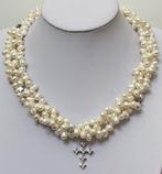 Natuurlijke witte parel, met katholiek kruis, gedemonteerd,, Antiek en Kunst