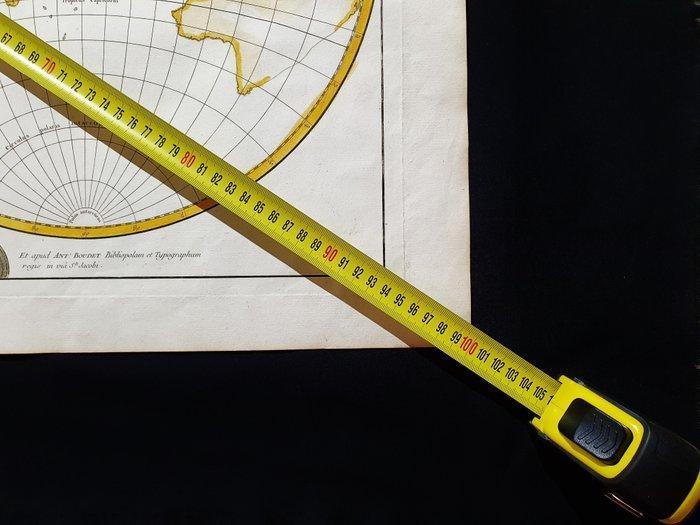 World Map - Wereldbol in hemisferen / terrestrische, Boeken, Atlassen en Landkaarten