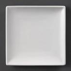 Whiteware vierkante borden | 14 cm | 12 stuks, Verzenden