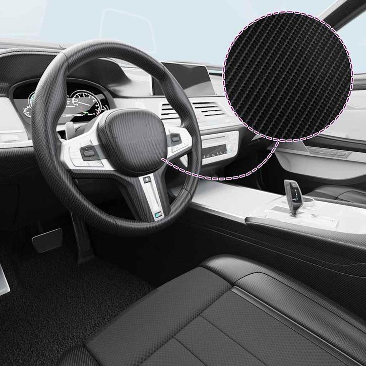 vidaXL Autofolie 4D 100x150 cm zwart, Auto diversen, Tuning en Styling, Verzenden